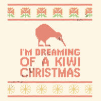 Kiwi Christmas - Shoulder Tote Design