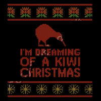 Kiwi Christmas - Womens Premium Crew Design