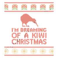 Kiwi Christmas - Womens Yes Racerback Singlet Design