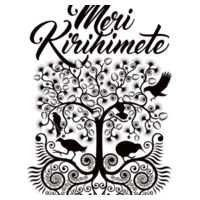 Meri Kirihimete - Women's Cube Tee Design