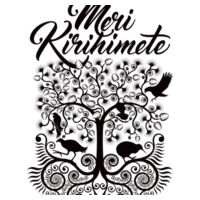 Meri Kirihimete - Womens Shallow Scoop Tee Design