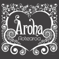 Aroha Aotearoa - Womens Faded Tee Design