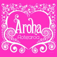 Aroha Aotearoa - Ladies Tee Design