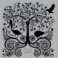 NZ Native Birds - Kids Longsleeve Tee Design