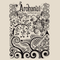 Arohanui Aotearoa - Womens Maple Organic Tee Design