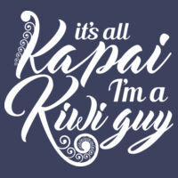 Ka pai Kiwi guy - Mens Stone Wash Staple Design