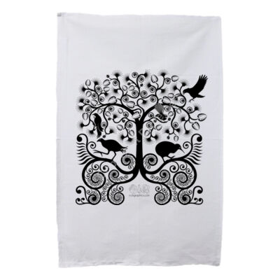 NZ Native Birds - 100% Cotton Tea towel Thumbnail