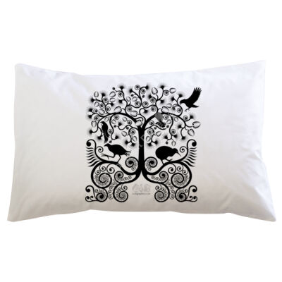NZ Native Birds - cotton pillowslip Thumbnail