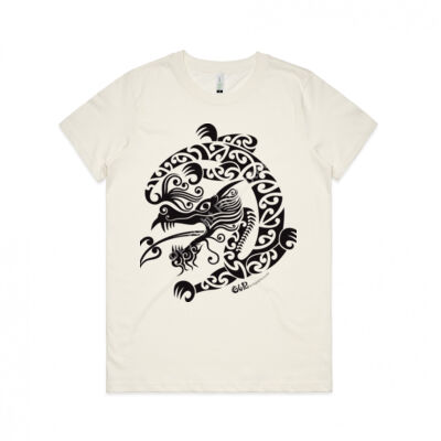 Taniwha Dragon  - Women's Maple Organic Tee Thumbnail