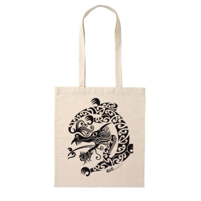 Taniwha Dragon - Lightweight Cotton Tote Bag  Thumbnail