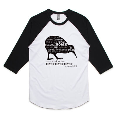 This little Kiwi - Unisex Raglan Tee Thumbnail