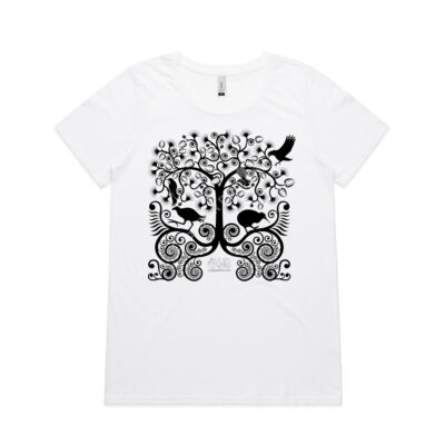 Womens Shallow Scoop Tee Thumbnail