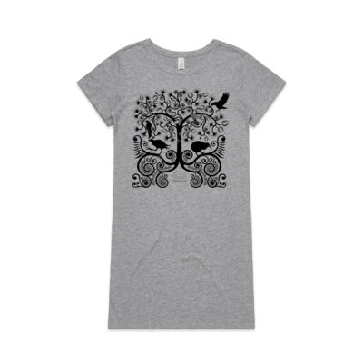 Womens Mika Organic Short Sleeved Dress Thumbnail