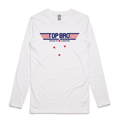 Top Bro - Mens Ink Longsleeve Tee Thumbnail