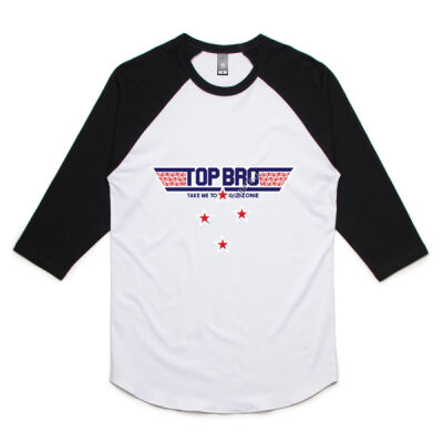 Top Bro - Unisex Raglan Tee Thumbnail