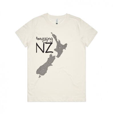 Amazing NZ - Womens Maple Organic Tee Thumbnail