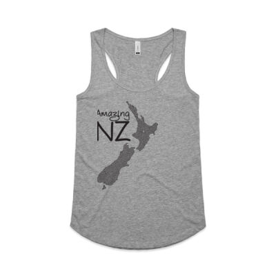 Amazing NZ - Womens Yes Racerback Singlet Thumbnail