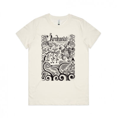 Arohanui Aotearoa - Womens Maple Organic Tee Thumbnail