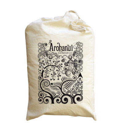 Arohanui Aotearoa - Calico Santa Sack Thumbnail