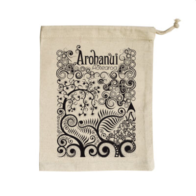 Arohanui Aotearoa - Small Calico Bag Thumbnail
