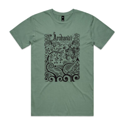 Arohanui Aotearoa - Mens Staple T shirt Thumbnail