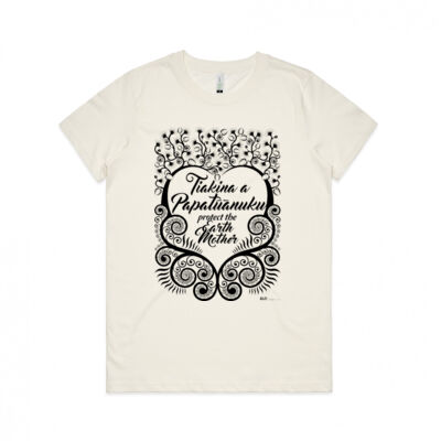 Papatūānuku - Womens Maple Organic Tee Thumbnail