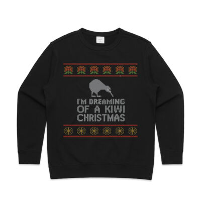 Kiwi Christmas - Womens Premium Crew Thumbnail