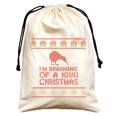Kiwi Christmas - Large Canvas Santa Sack Thumbnail