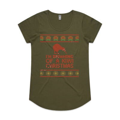 Kiwi Christmas - Womens Mali Tee Thumbnail