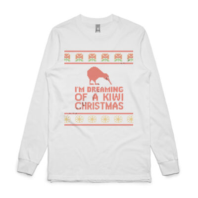 Kiwi Christmas - Mens Base Longsleeve Tee Thumbnail