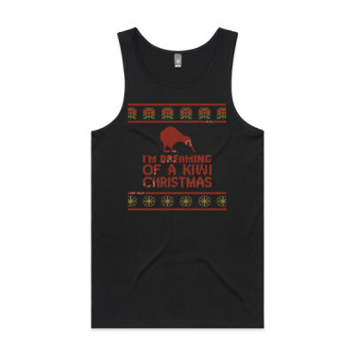 Kiwi Christmas - Mens Lowdown Singlet Thumbnail