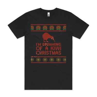 Kiwi Christmas - Mens Block T shirt Thumbnail