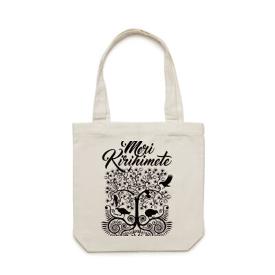 Meri Kirihimete - Carrie Tote Bag  Thumbnail