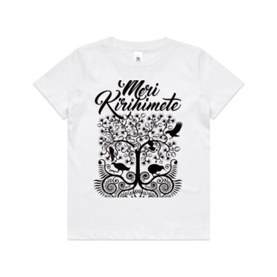 Meri Kirihimete - Kids Youth T shirt Thumbnail