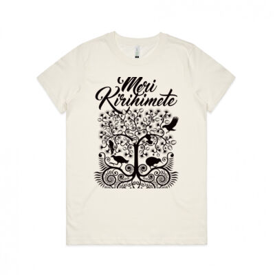 Meri Kirihimete - Womens Maple Organic Tee Thumbnail