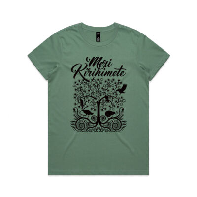 Meri Kirihimete - Womens Maple Tee Thumbnail