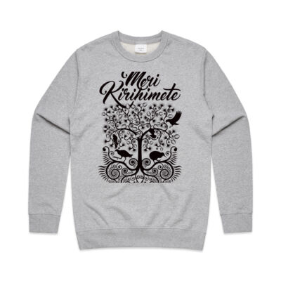 Meri Kirihimete - Mens Premium Crew Thumbnail