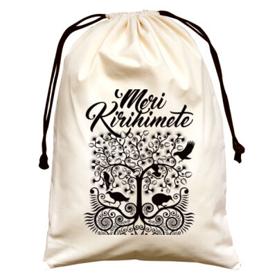 Meri Kirihimete - Large Canvas Santa Sack Thumbnail