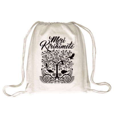 Meri Kirihimete - Drawstring Backpack Thumbnail