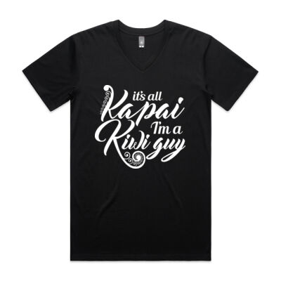 Ka pai Kiwi guy - Mens Tarmac T shirt Thumbnail