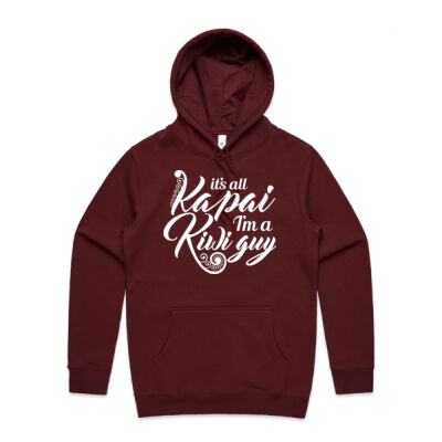 Ka pai Kiwi guy - Unisex Stencil Hoodie Thumbnail