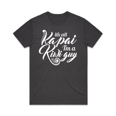 Ka pai Kiwi guy - Mens Faded Tee Thumbnail