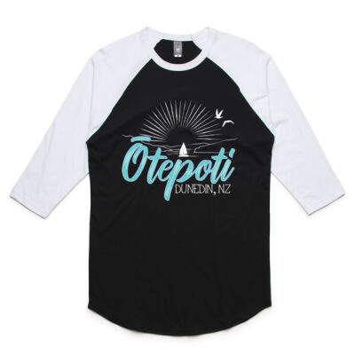 Otepoti (Dunedin NZ)  - Unisex Raglan Tee Thumbnail