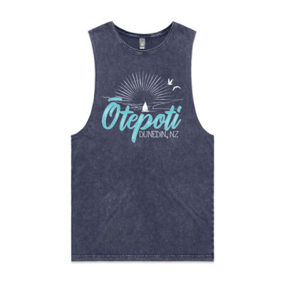 Otepoti (Dunedin NZ)  - Unisex Stone Wash Barnard Tank Thumbnail