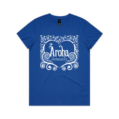 Aroha Aotearoa - Womens Maple Tee Thumbnail