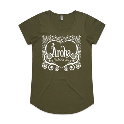 Aroha Aotearoa - Womens Mali Tee Thumbnail