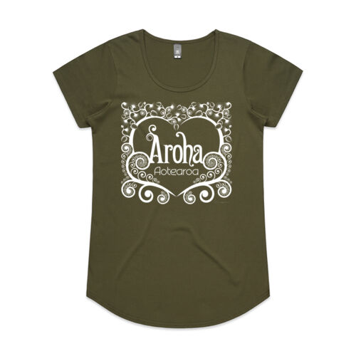 Aroha Aotearoa - Womens Mali Tee Thumbnail