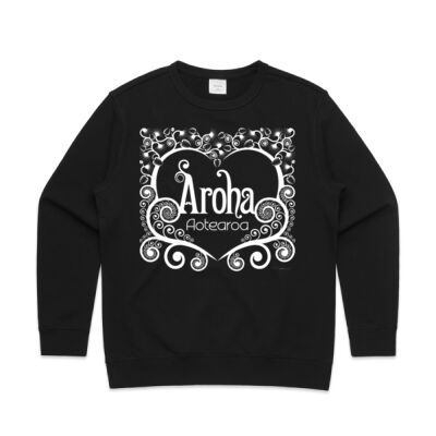 Aroha Aotearoa - Womens Premium Crew Thumbnail