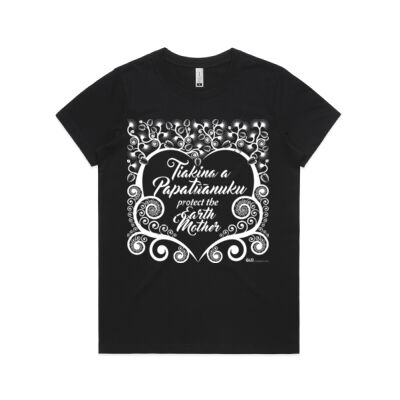 Papatuanuku - Womens Maple Organic Tee Thumbnail