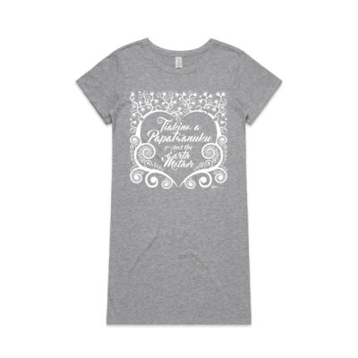 Papatuanuku - Womens Mika Organic Short Sleeved Dress Thumbnail